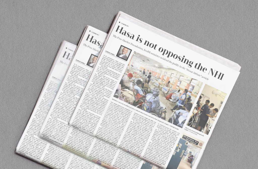 THE SUNDAY INDEPENDENT “GREAT DEBATE ON NHI” AND HASA RESPONSE