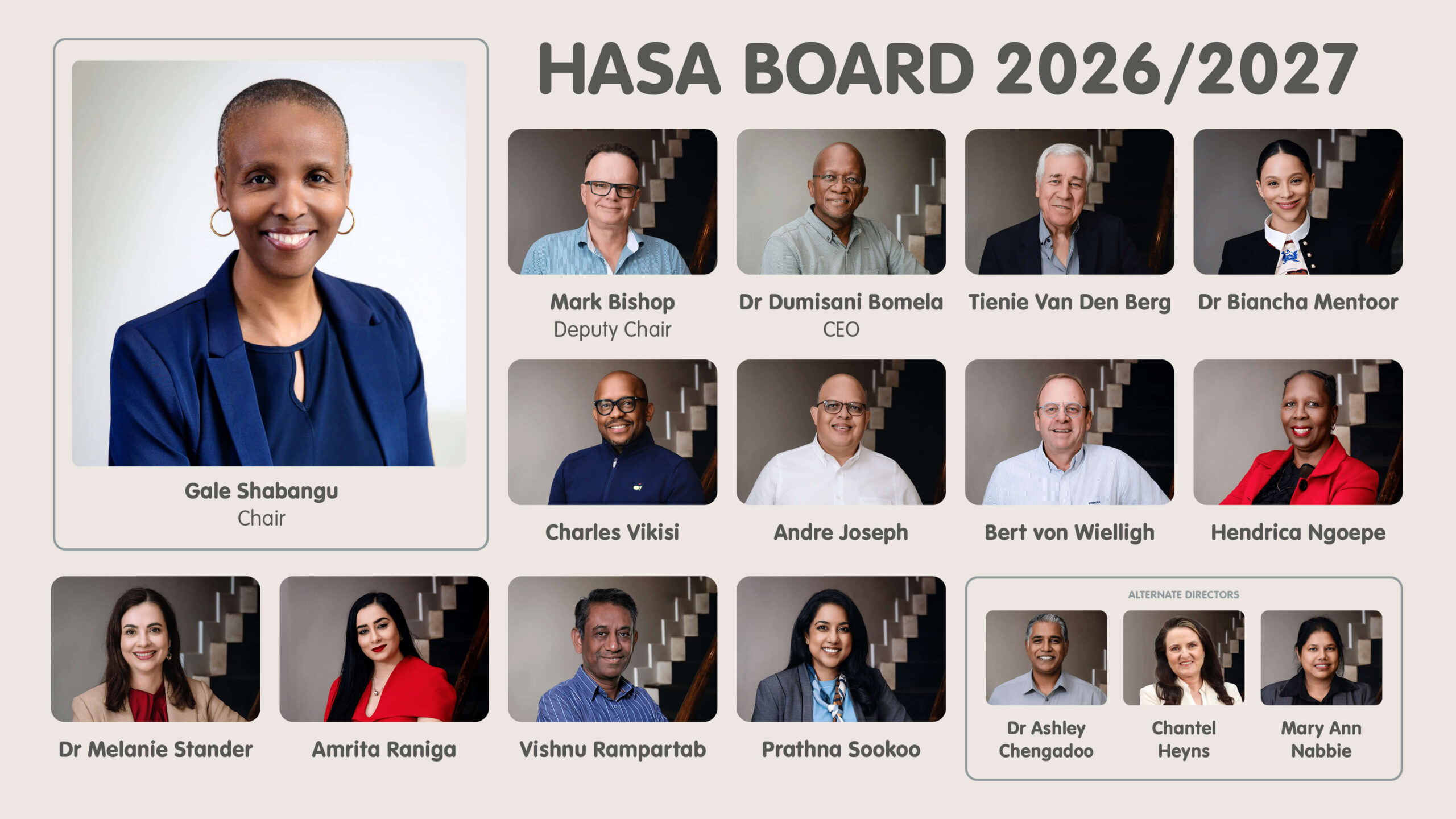 HASA confirms continued Board leadership